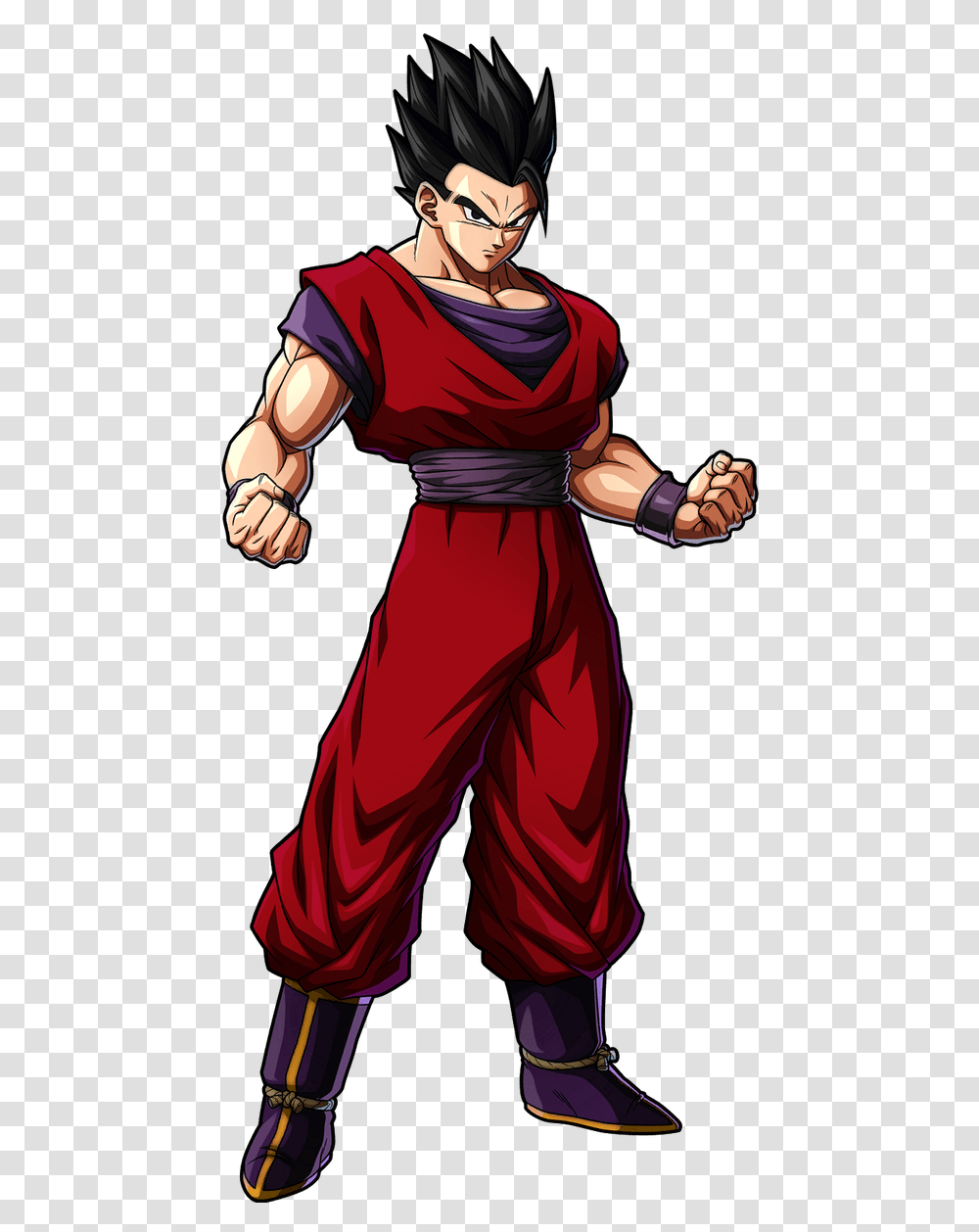Nate On Twitter Adult Gohan Db Fighterz, Ninja, Person, Hand Transparent Png