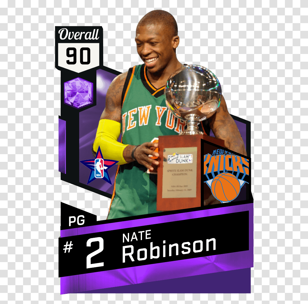 Nate Robinson Nba 2k16 Posted By John Sellers Patrick Ewing 99 2k, Trophy, Person, Human, Poster Transparent Png