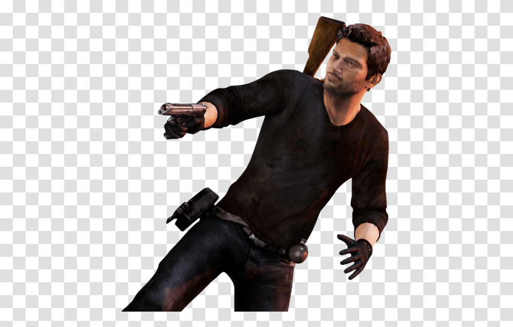 Nathan Drake Image Nathan Drake Uncharted, Person, Grand Theft Auto, Finger Transparent Png