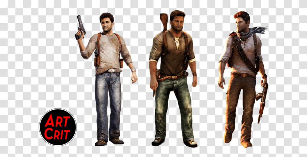 Nathan Drake Uncharted Drake's Fortune, Person, Pants, Jeans Transparent Png