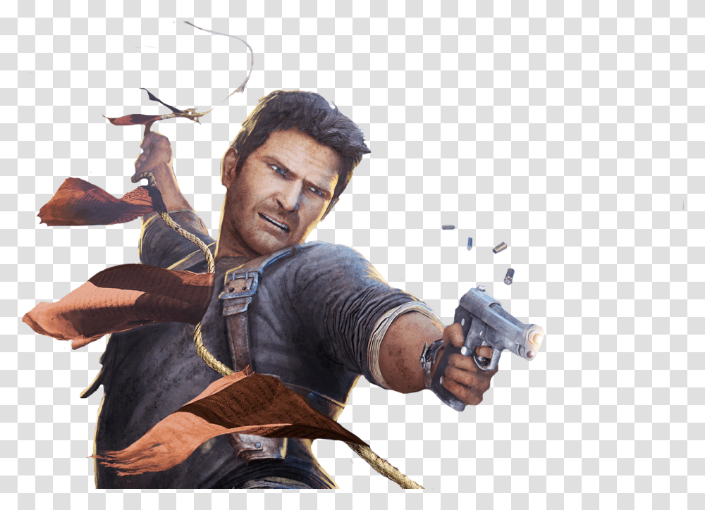 Nathan Drake Uncharted Image Background Uncharted The Nathan Drake, Person, Finger, Hand, Leisure Activities Transparent Png
