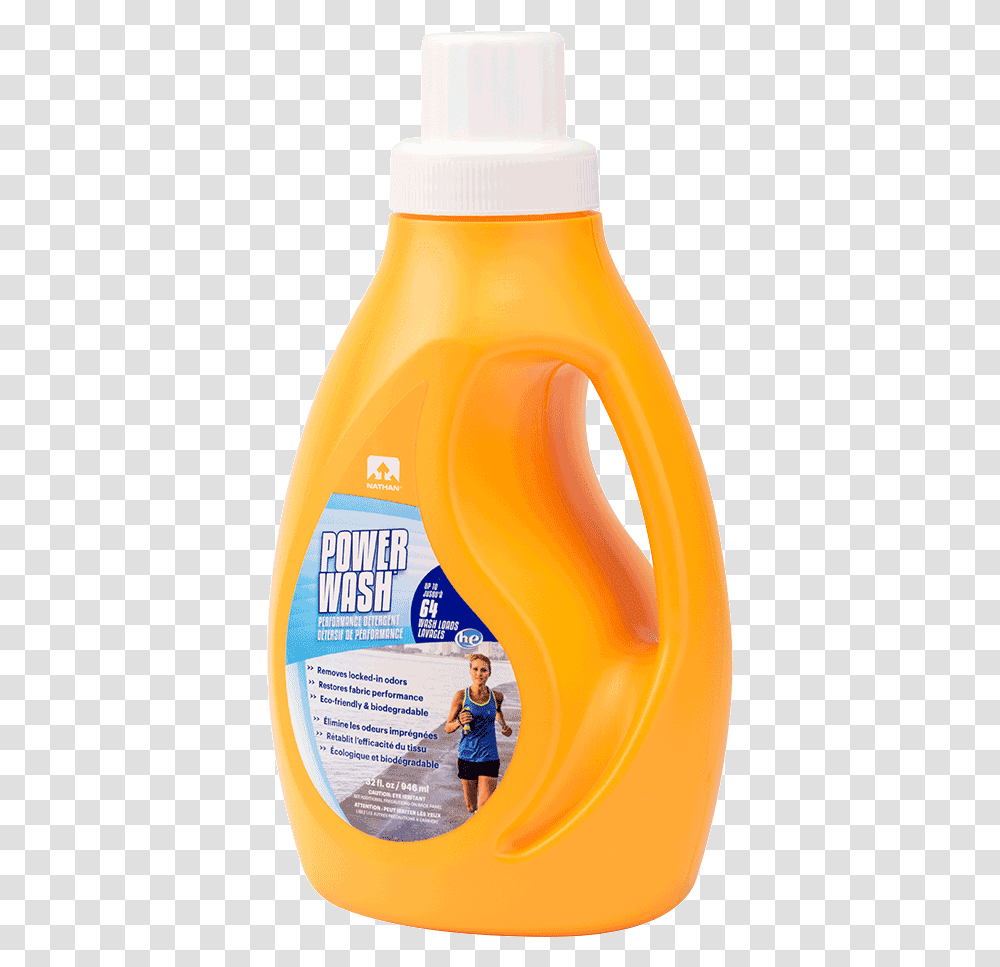 Nathan Power Wash Nathan Sport Power Wash Laundry Detergent, Person, Human, Juice, Beverage Transparent Png