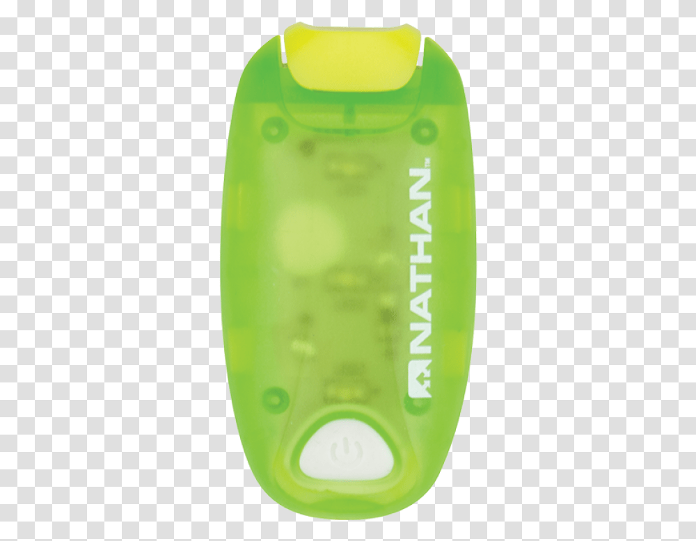 Nathan Strobelight Green Nathan Light Clips, Bottle, Beverage, Jar, Pop Bottle Transparent Png