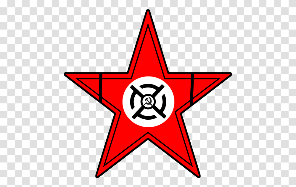 National Bolshevik Style Soviet Star By Columbiansfr Communism, Star Symbol Transparent Png