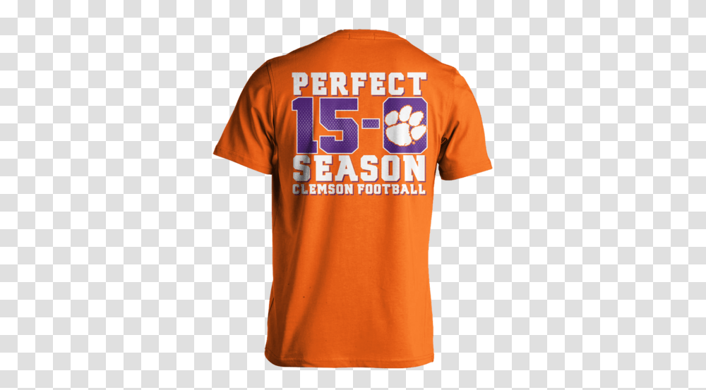 National Championship Perfect Season T Shirt Orange Active Shirt, Apparel, T-Shirt, Jersey Transparent Png