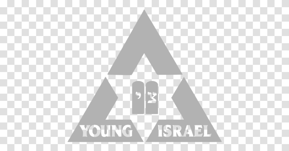 National Council Of Young Israel Language, Triangle, Symbol, Stencil, Poster Transparent Png