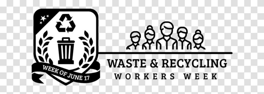 National Garbage Man Day Gets Official Emblem, Logo, Symbol, Trademark, Text Transparent Png