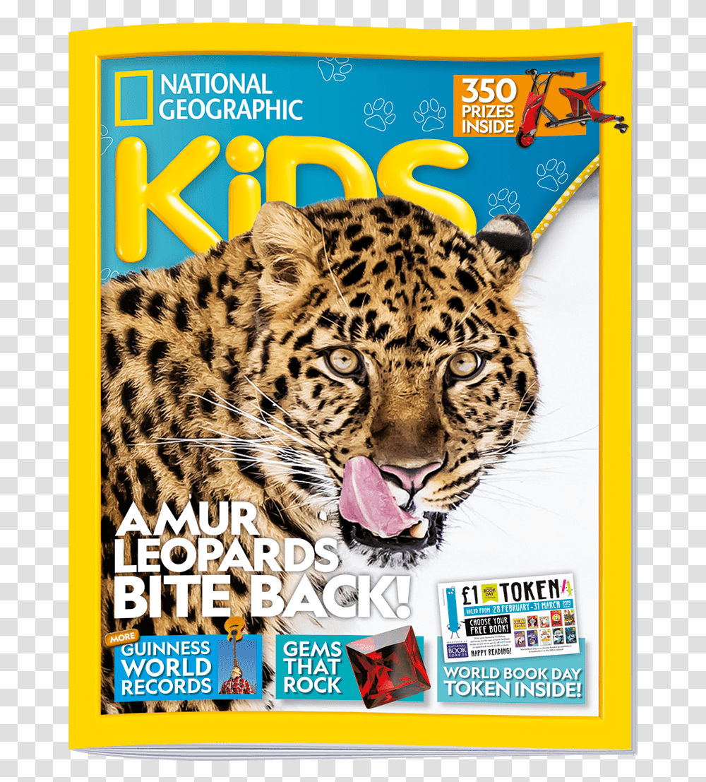 National Geographic Kids February 2019, Poster, Advertisement, Panther, Wildlife Transparent Png