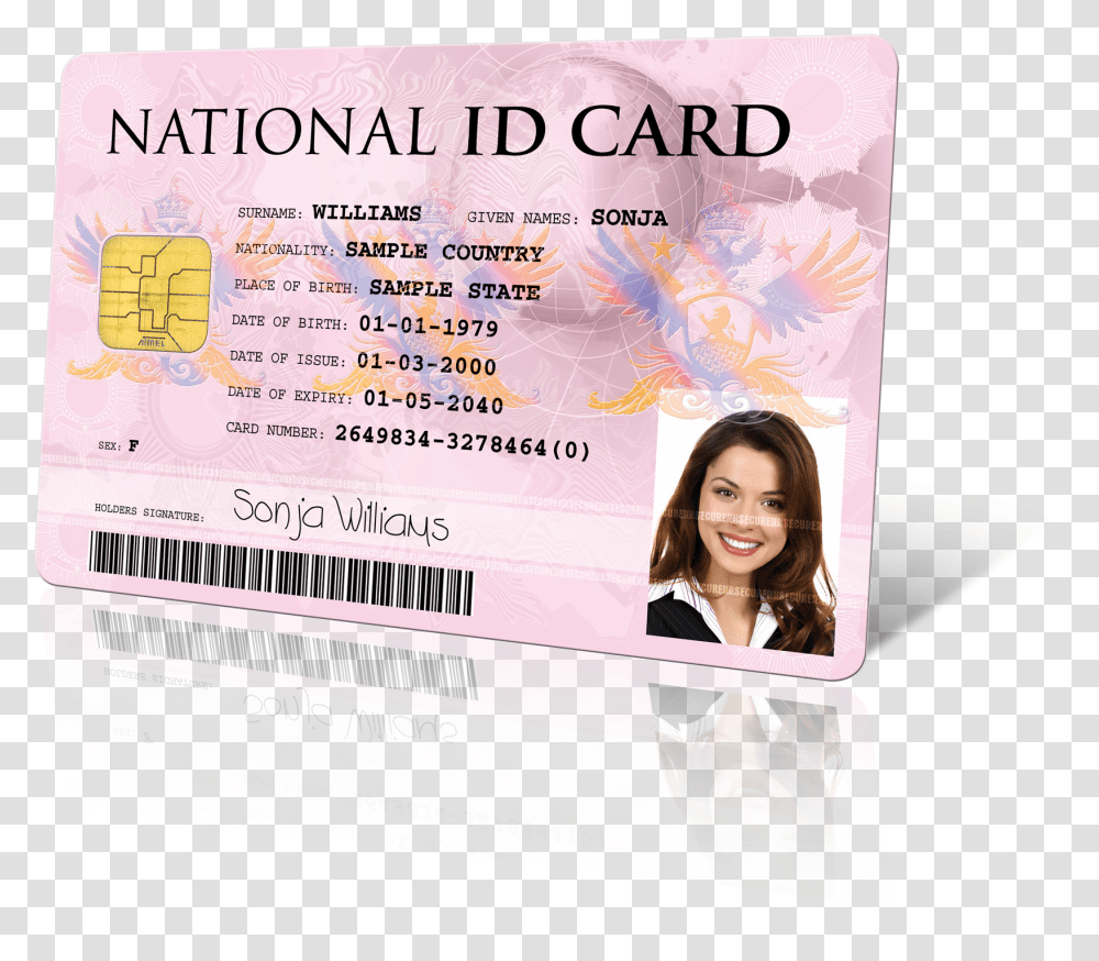 National Identification Card License, Person, Human, Poster, Advertisement Transparent Png