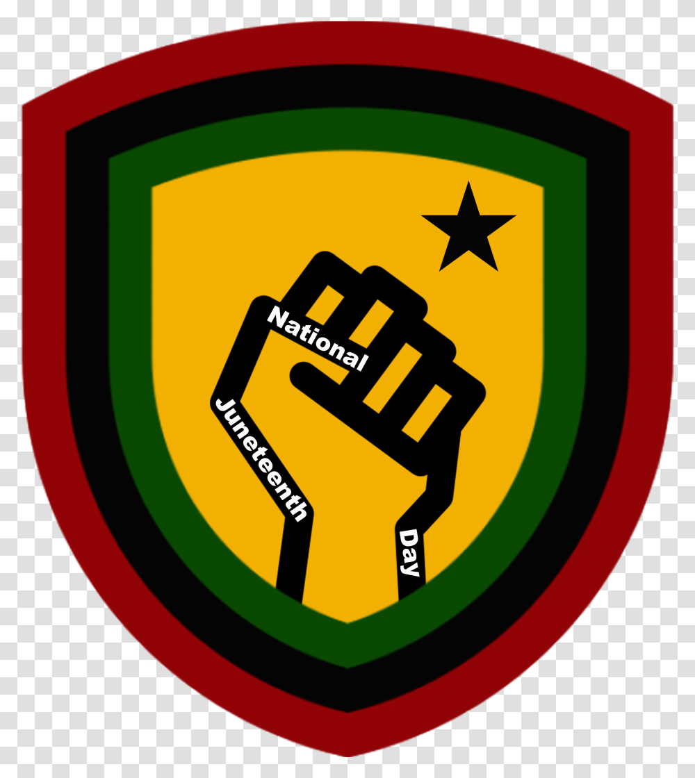 National Juneteenth Day Emblem, Armor, Shield, Security Transparent Png