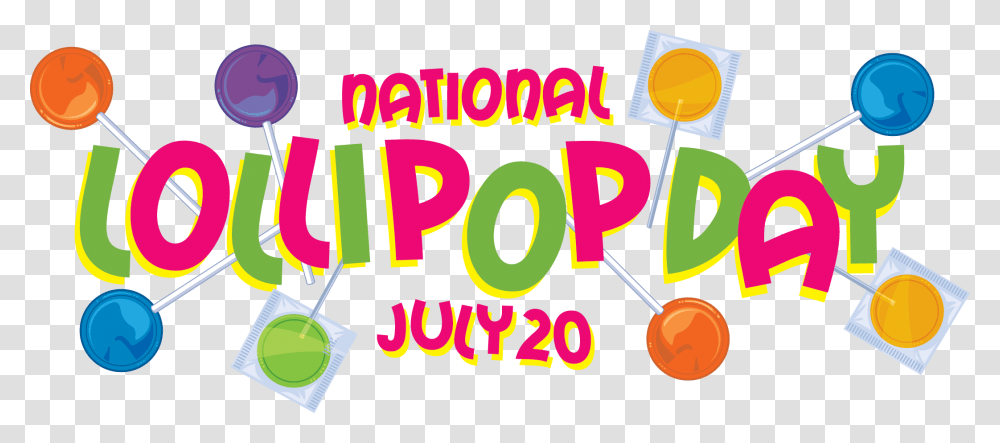 National Lollipop Day Graphic Design, Number, Food Transparent Png