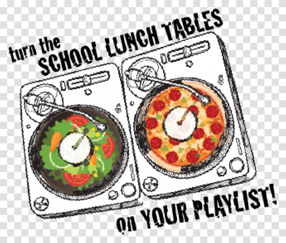 National Lunch Week What's On Your Playlist, Label, Dish, Meal Transparent Png