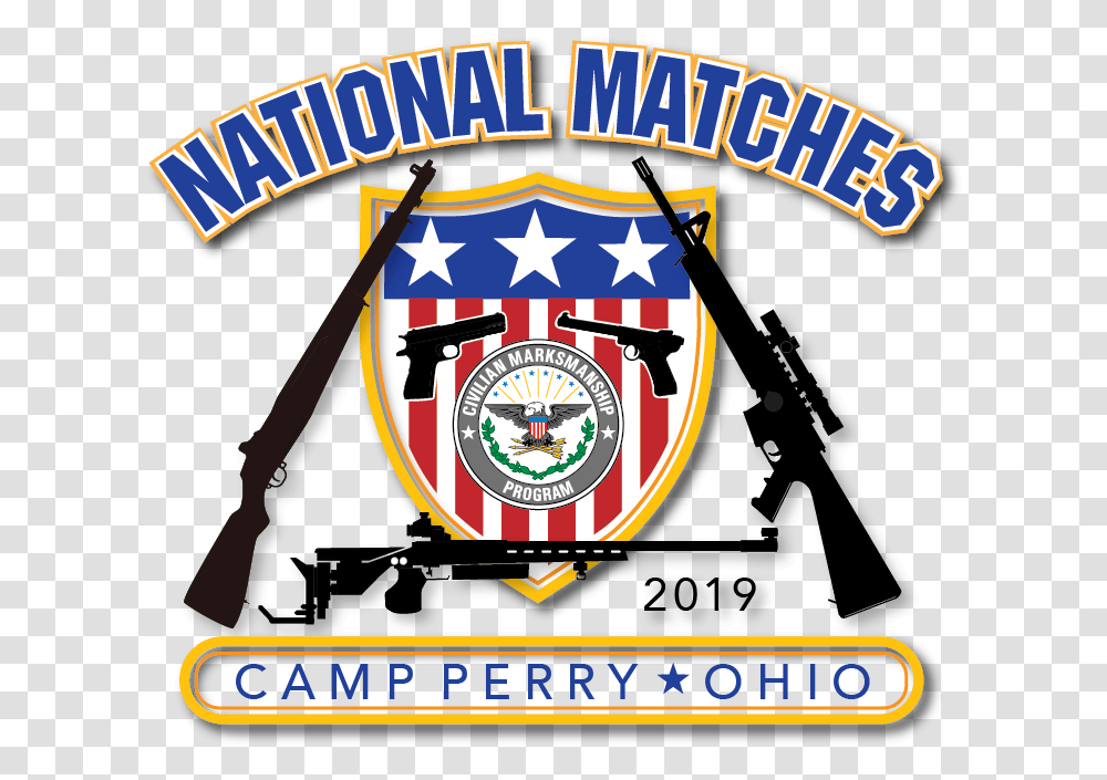 National Matches At Camp Perry 2018, Logo, Trademark, Emblem Transparent Png