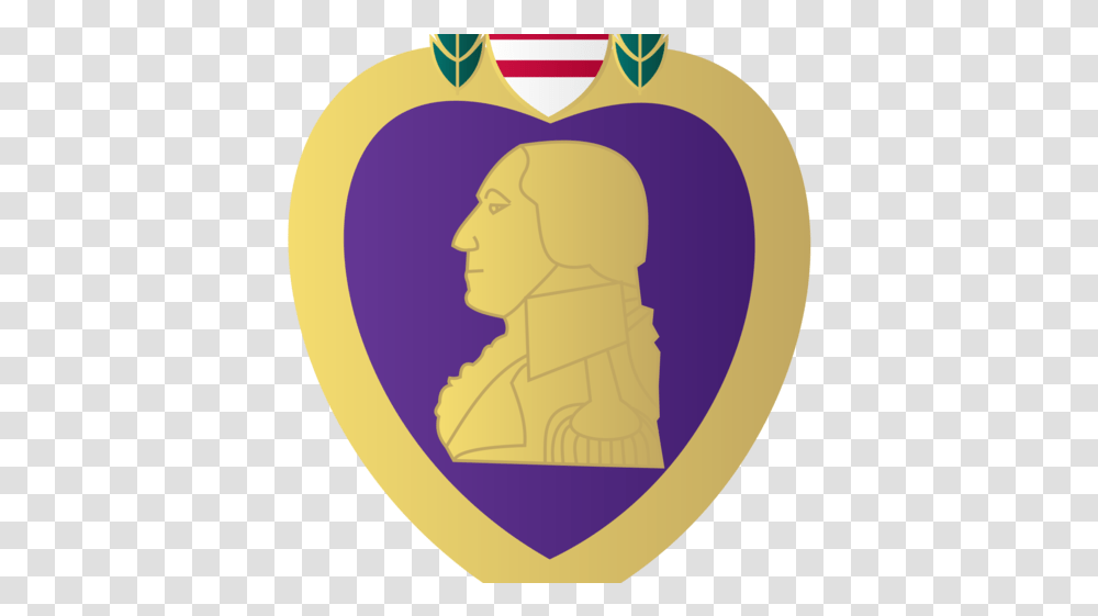 National Purple Heart Hall Of Honor Commemorative Purple Heart Medal, Label, Text, Logo, Symbol Transparent Png