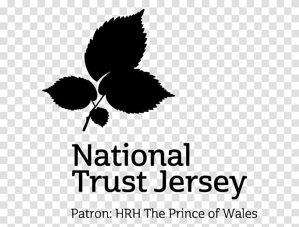 National Trust Jersey Logo, Stencil, Silhouette, Bird, Animal Transparent Png