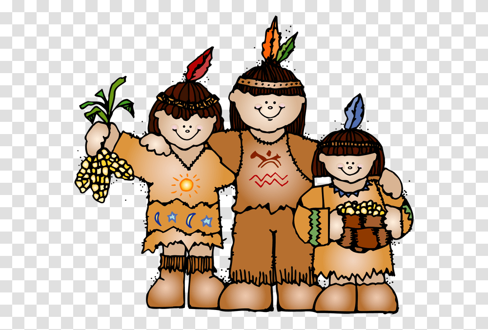 Native American Clipart Melonheadz Thanksgiving Native American Cartoon, Food, Person, People Transparent Png