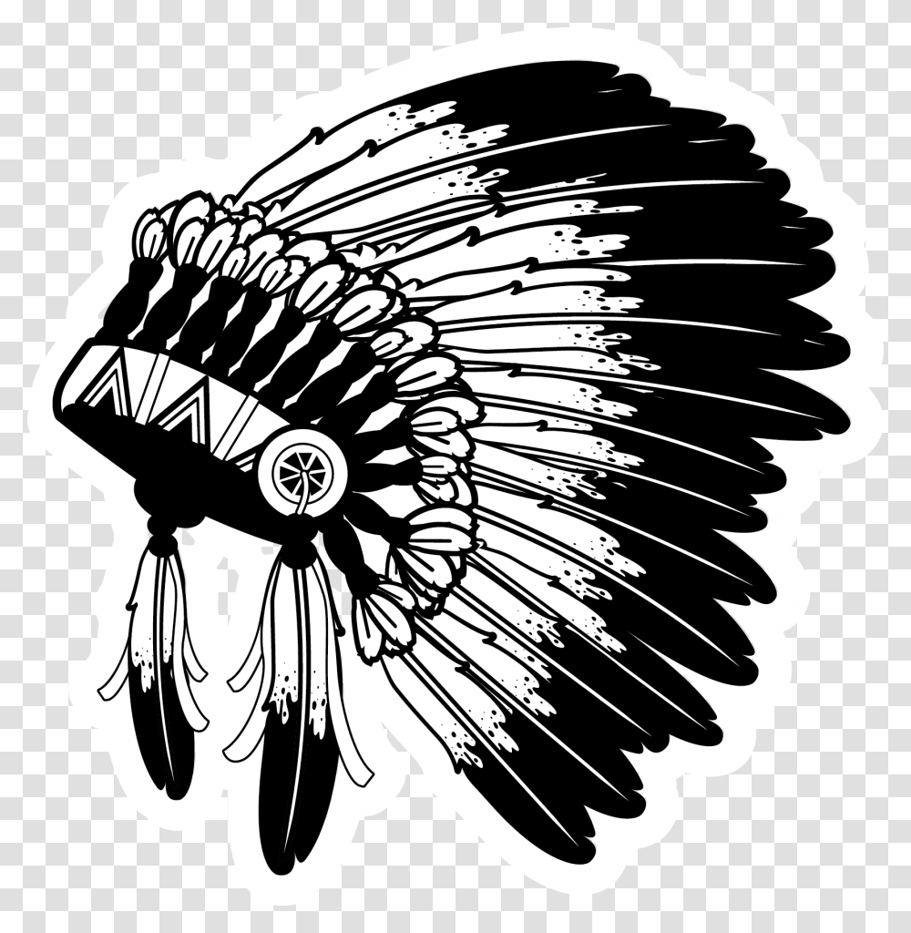 Native American Headdress Illustration Native American Headdress, Mixer, Appliance, Screen, Electronics Transparent Png