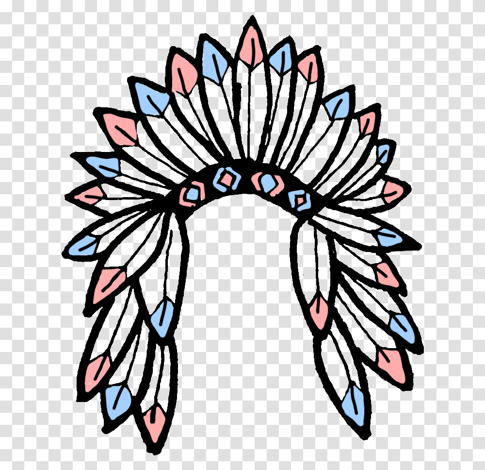 Native American Headdress Native American Headdress Clipart, Flower, Plant, Blossom, Face Transparent Png