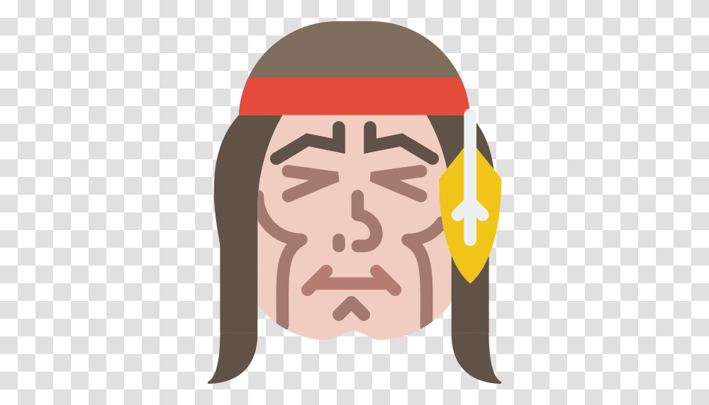Native American Icon, Bottle, Face, Weapon Transparent Png