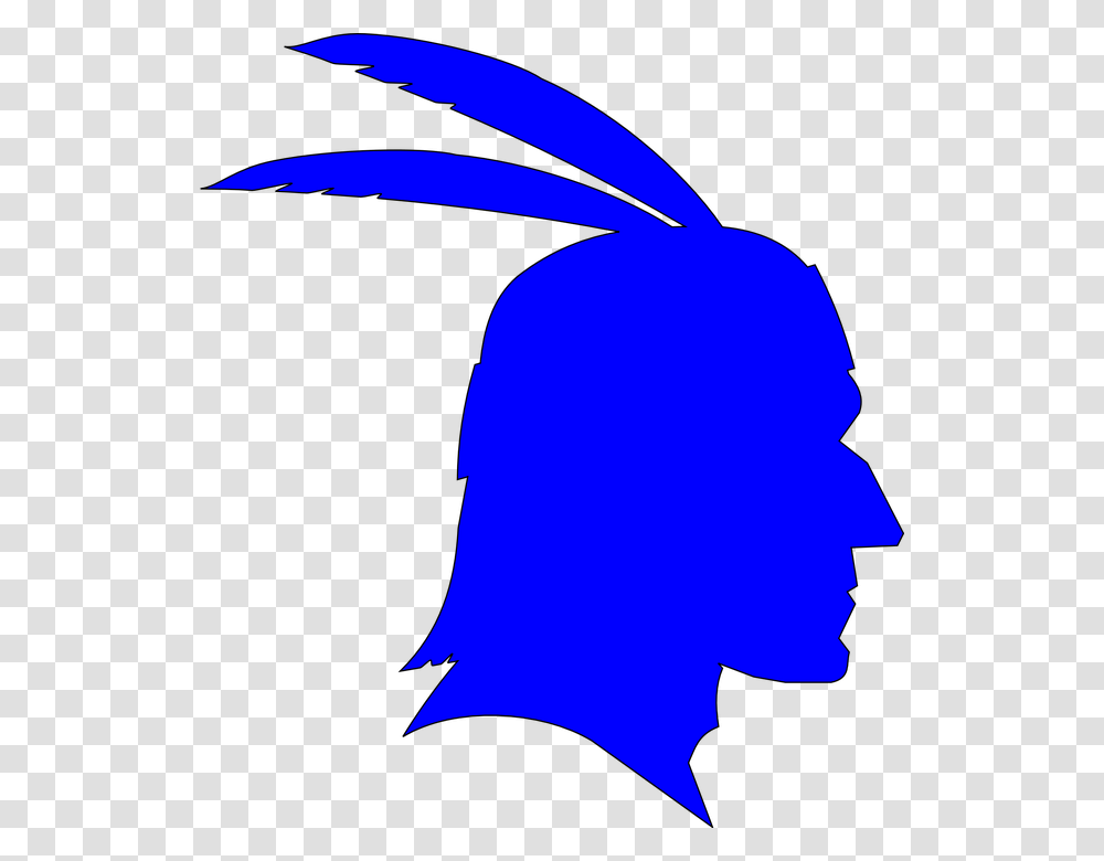Native American Indian Profile Feathers Male Head Native Silhouette, Animal, Bird, Person, Human Transparent Png