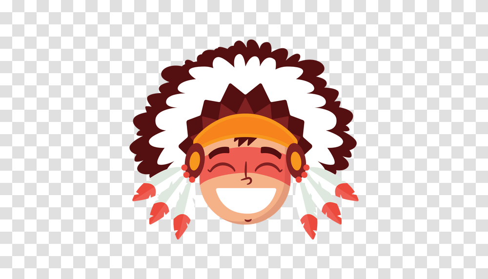 Native American Man Head, Face, Smile, Outdoors, Nature Transparent Png