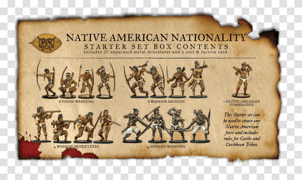 Native American Nationality Starter Set English 17th Century Militias, Person, Human, Poster, Advertisement Transparent Png