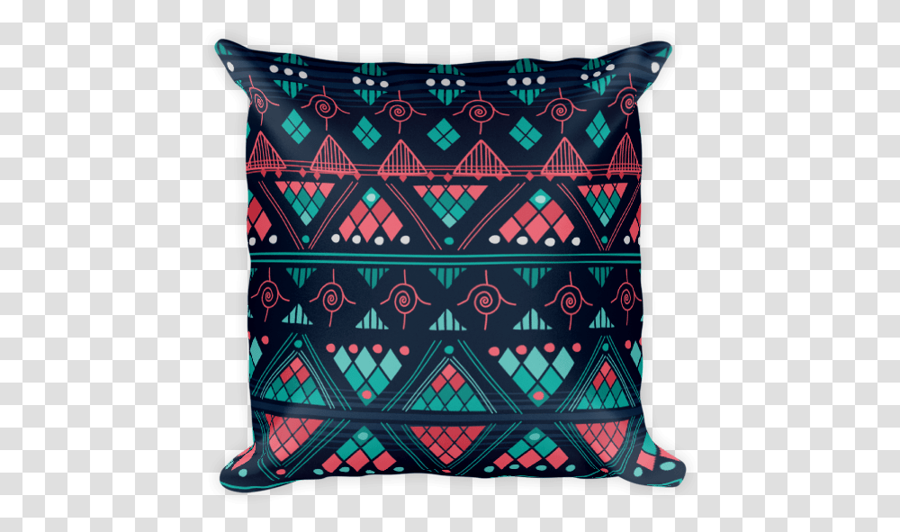 Native American Styles Decorative Square Pillow Throw Pillow, Cushion, Purse, Handbag, Accessories Transparent Png