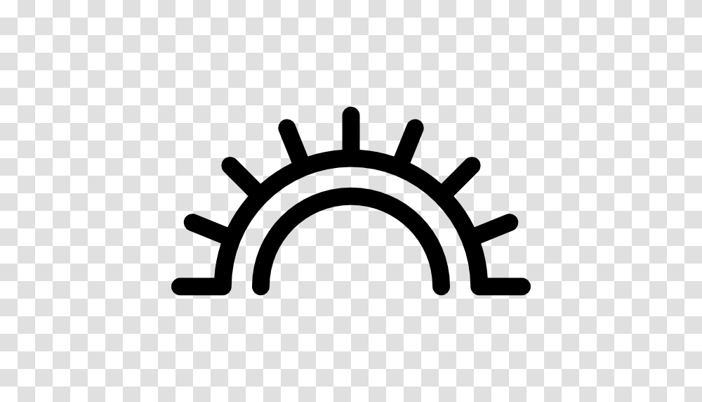 Native American Sun Rays, Stencil Transparent Png