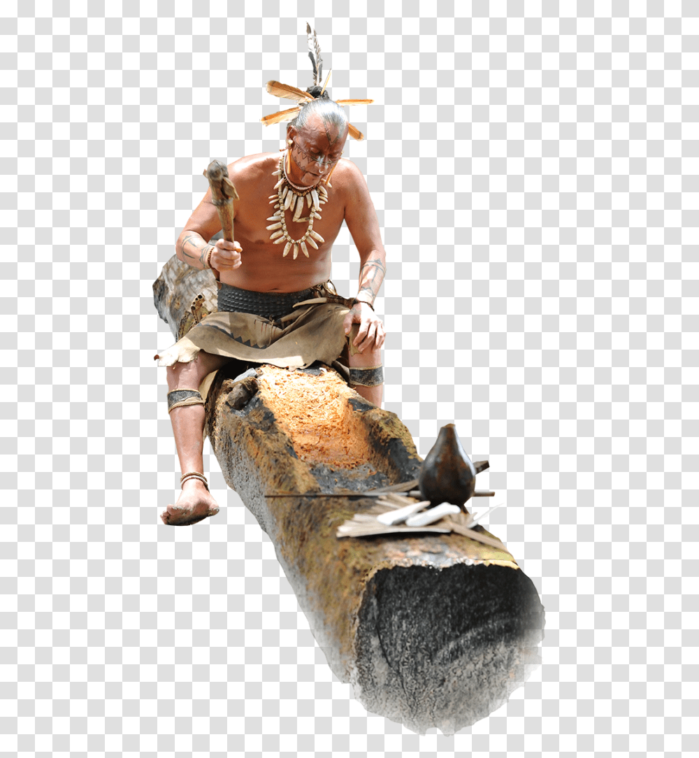 Native American Village Boggy Creek Airboat Adventures Statue, Bird, Animal, Person, Finger Transparent Png