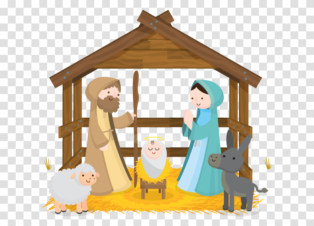 Nativity Clipart, Building, Drawing Transparent Png