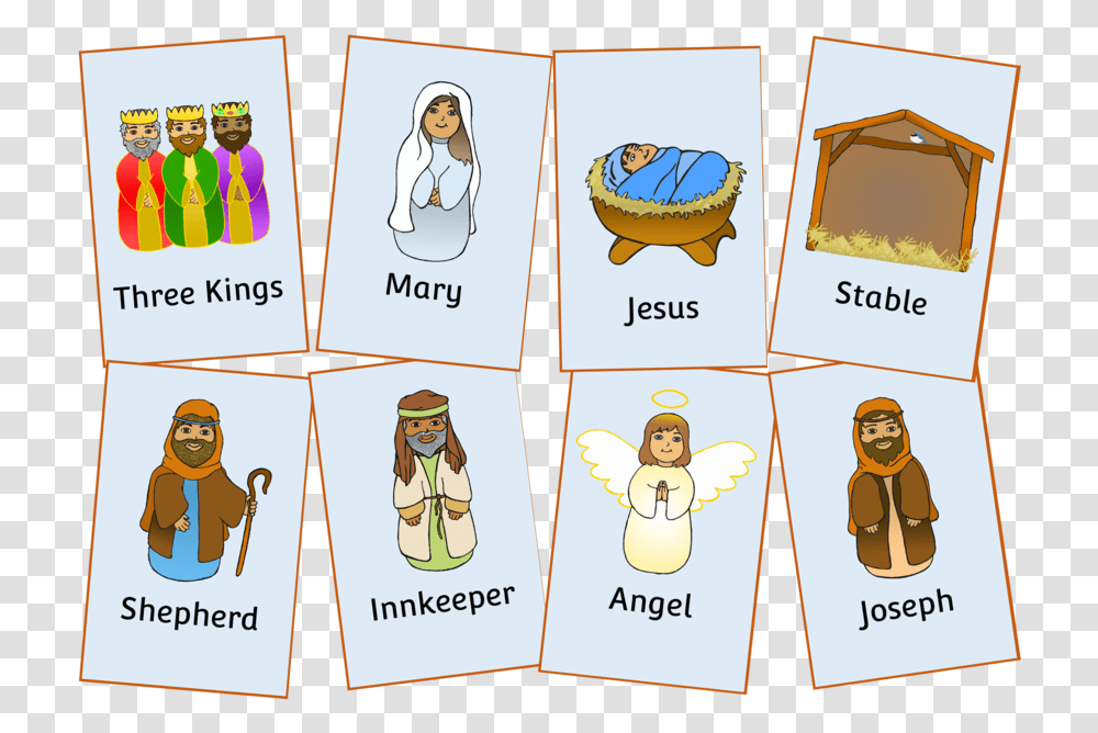 Nativity Clipart Illustration, Label, Word, Alphabet Transparent Png