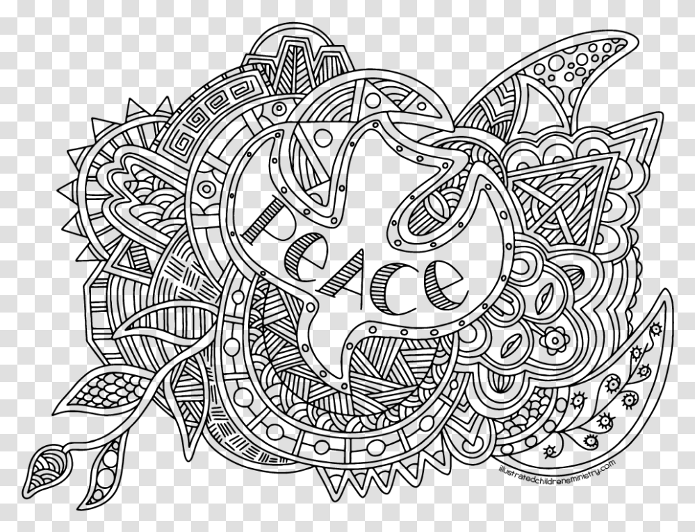 Nativity Coloring Pages For Preschool Free Advent Advent Adult Coloring Pages, Gray, World Of Warcraft Transparent Png