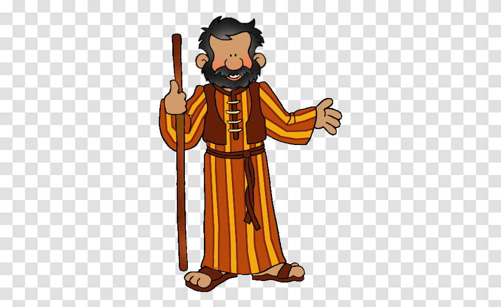 Nativity Scene Christmas Clip Art Cartoon Joseph From The Bible, Clothing, Apparel, Person, Costume Transparent Png