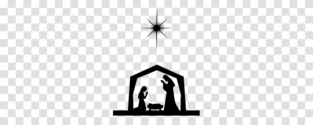 Nativity Scene Nativity Of Jesus Clip Art Christmas Line Art, Gray, World Of Warcraft, Halo Transparent Png