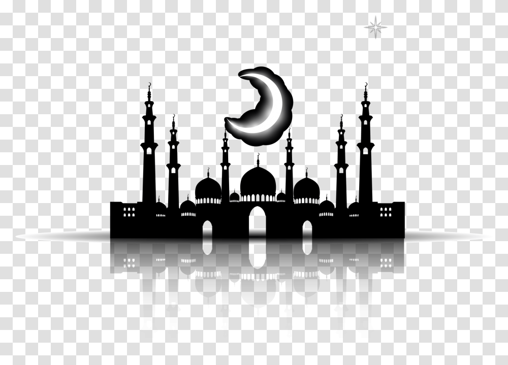 Nativity Silhouette Gambar Siluet Masjid, Leisure Activities, Outdoors, Weapon, Astronomy Transparent Png
