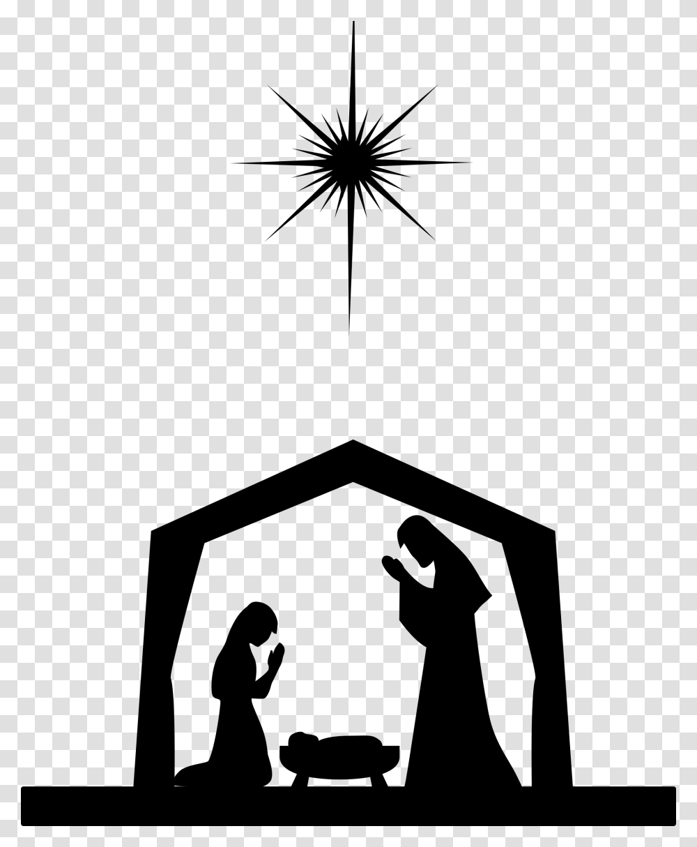 Nativity Silhouette, Gray, World Of Warcraft Transparent Png
