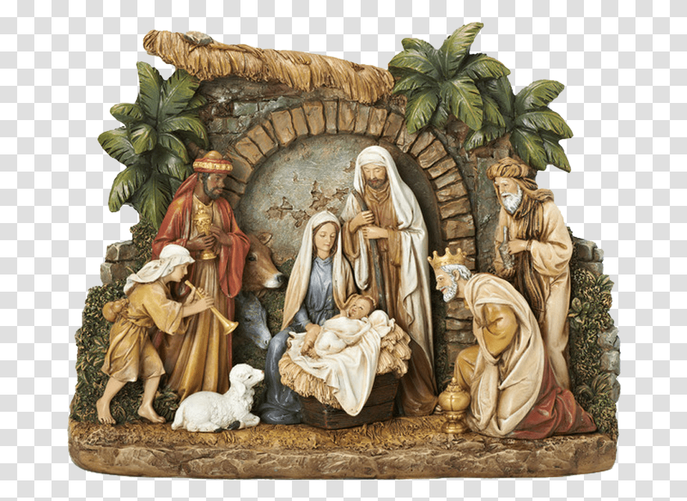 Nativity Silhouette Nativity Scene Christian Christmas, Painting, Person, Human Transparent Png