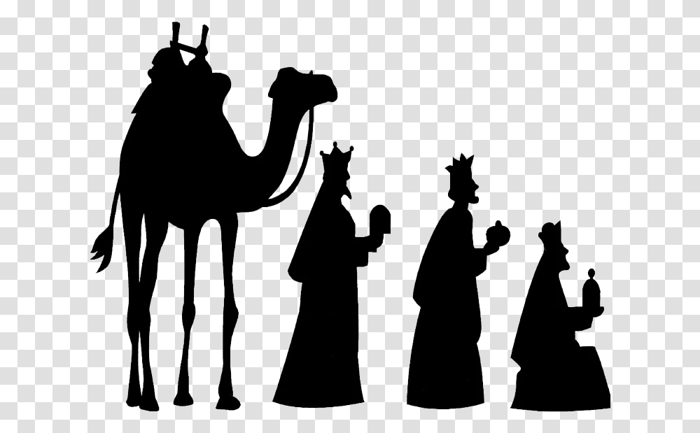Nativity Silhouette Wise Men, Person, Human, Animal, Mammal Transparent Png