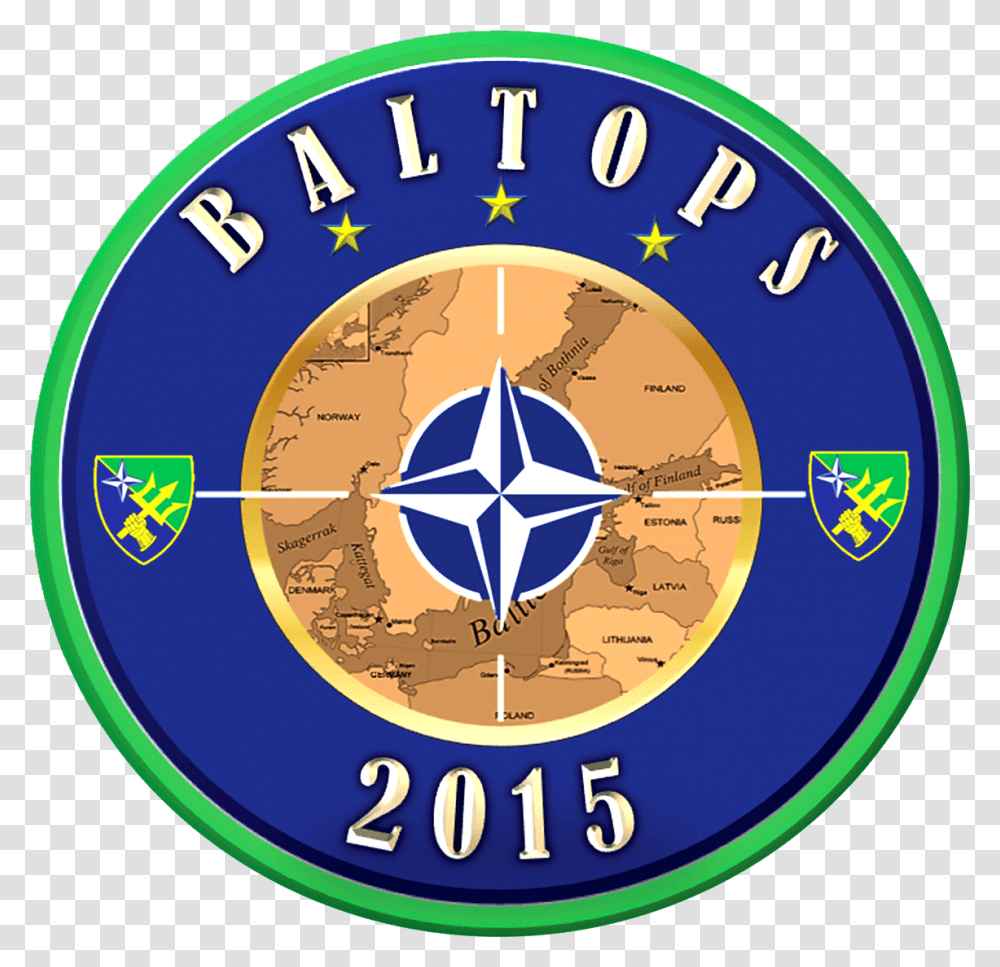 Nato Baltops 2015 Logo Blue Heron Mason City, Compass, Clock Tower, Architecture, Building Transparent Png