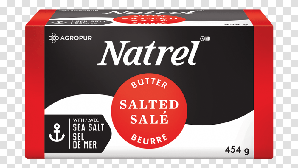 Natrel Butter, Label, Paper, Advertisement Transparent Png