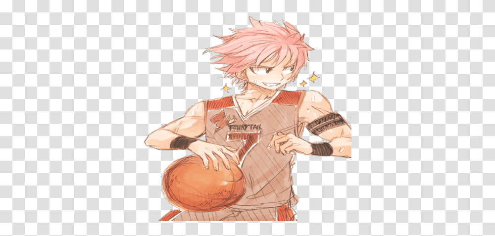 Natsu Dragneel Basketball Uniform Roblox Fairy Tail Natsu Basketball, Manga, Comics, Book Transparent Png