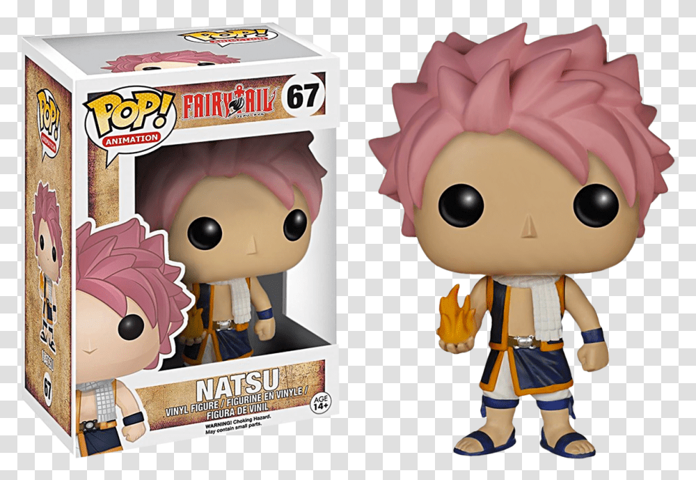 Natsu Fairy Tail Funko Pop, Toy, Label, Poster Transparent Png