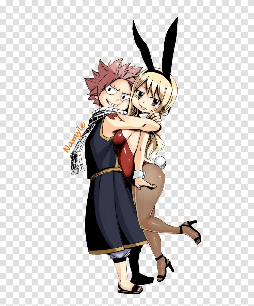 Natsu X Lucy Fairy Tail Fairy Tail Fairy, Manga, Comics, Book, Person Transparent Png