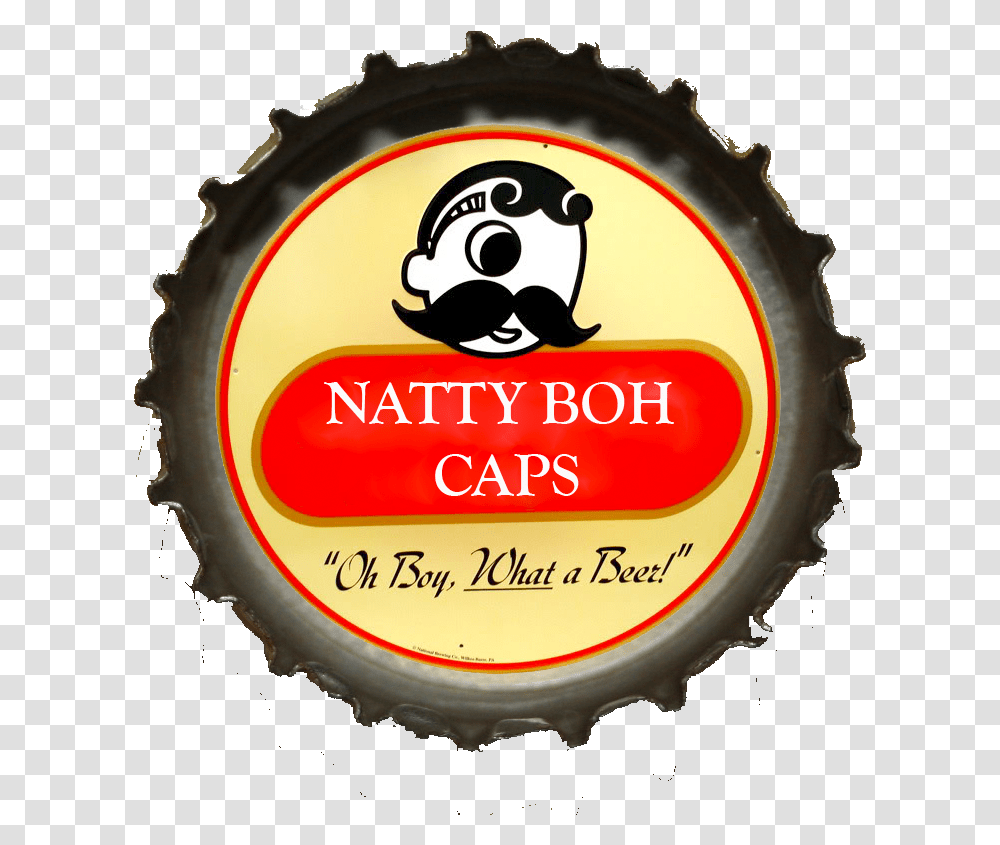 Natty Boh Caps National Bohemian, Label, Birthday Cake, Food Transparent Png