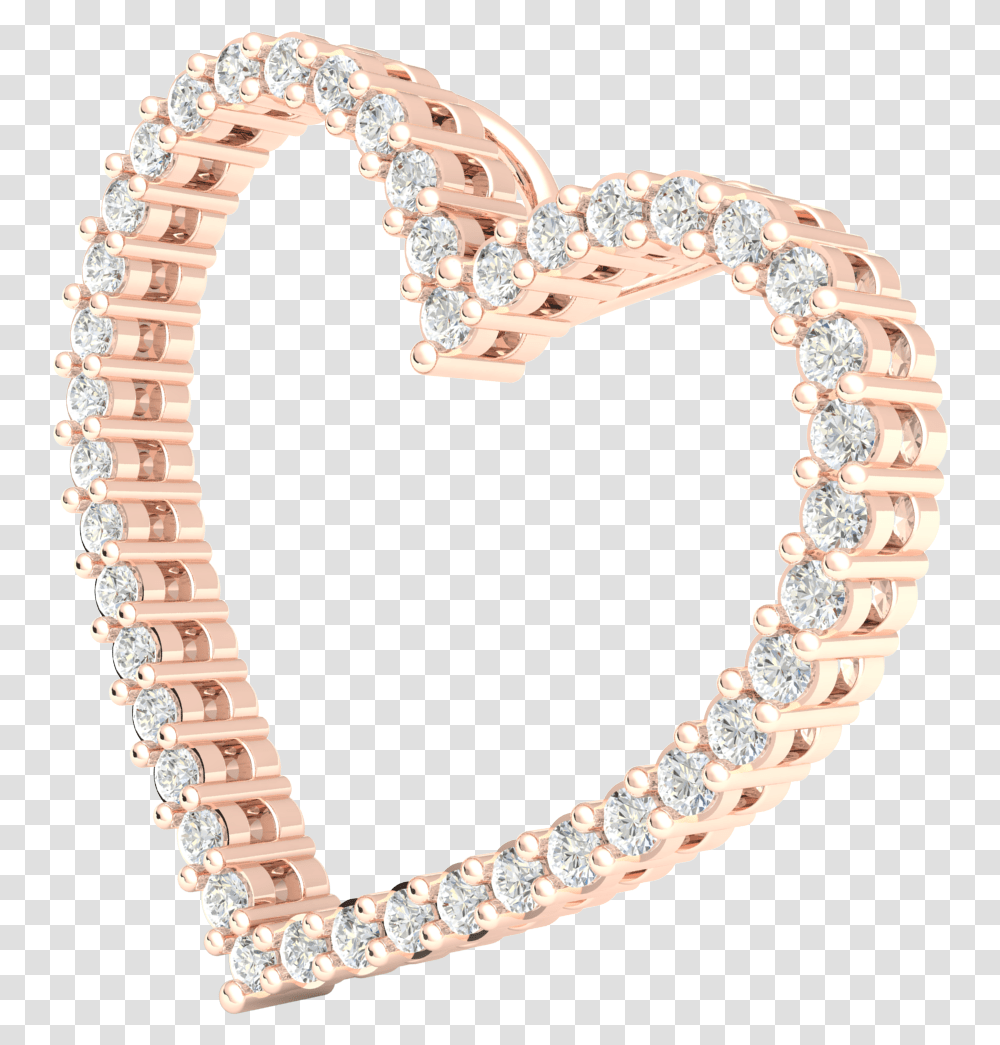 Natural 0 5ct Round Cut Diamond 10k Gold Pendant Ladies Heart, Accessories, Accessory, Bracelet, Jewelry Transparent Png