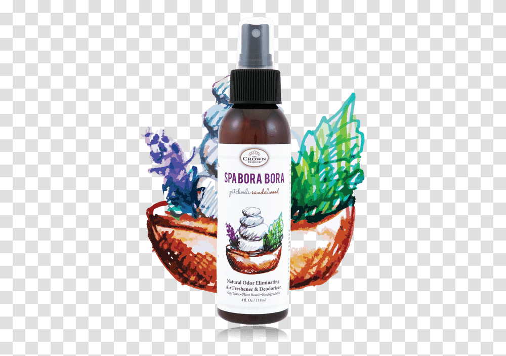Natural Air Freshener Spray Spa Bora Bora Air Freshener, Label, Bottle, Ice Cream Transparent Png
