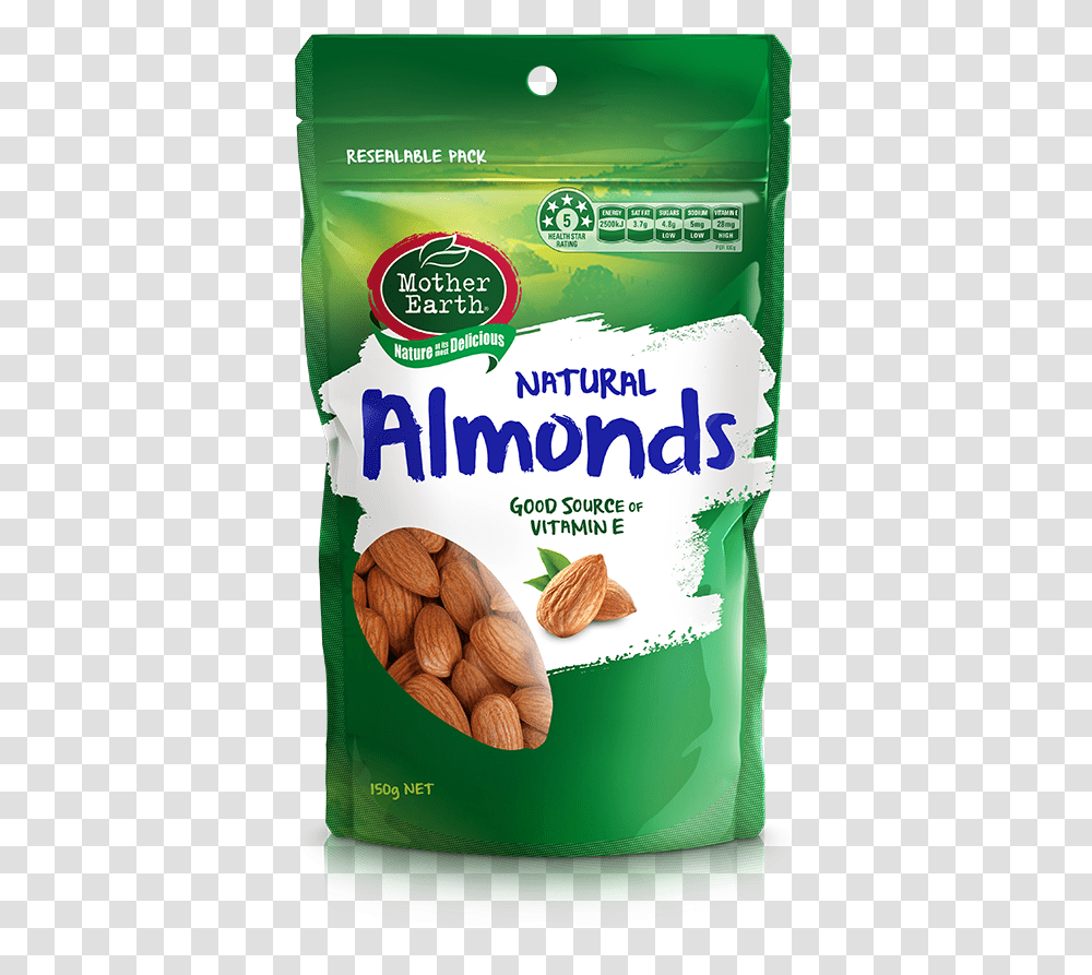 Natural Almonds 150g Almonds Countdown, Plant, Nut, Vegetable, Food Transparent Png