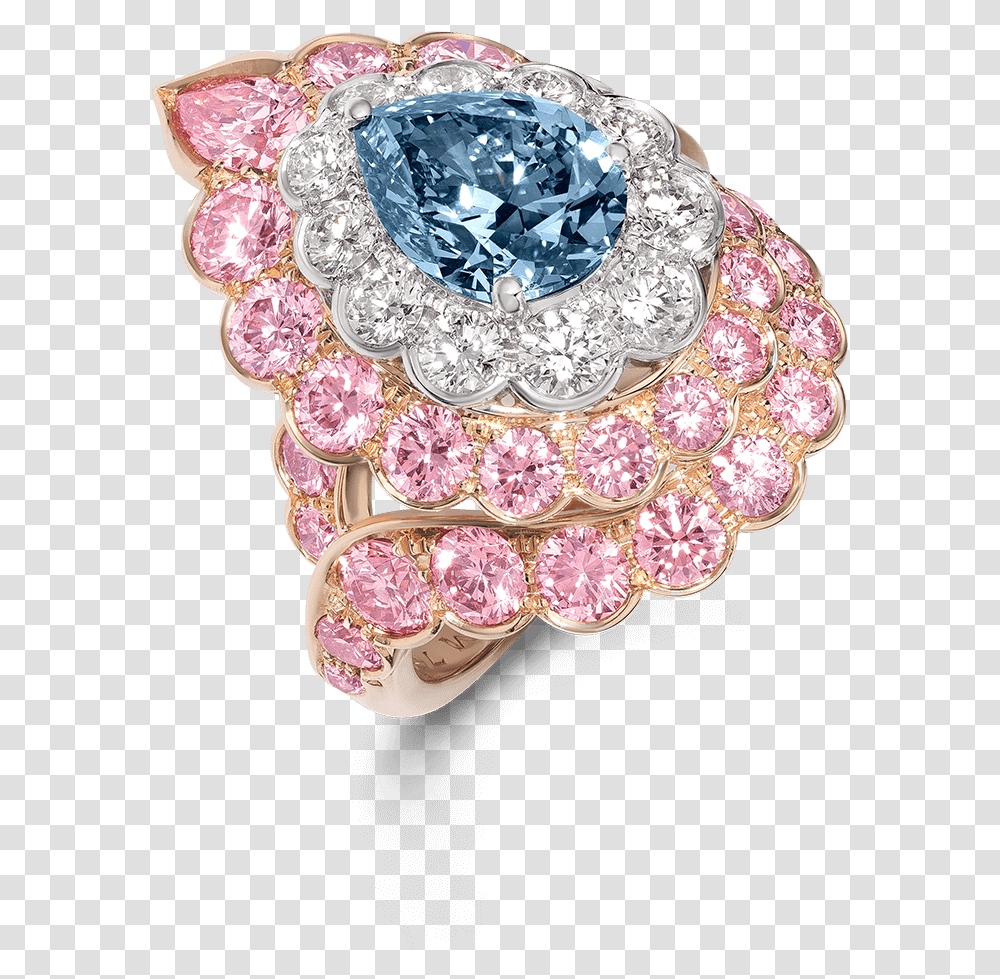Natural Blue Diamond Ring Crystal, Gemstone, Jewelry, Accessories, Accessory Transparent Png