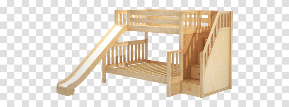 Natural Bunk Bed, Furniture, Wood Transparent Png
