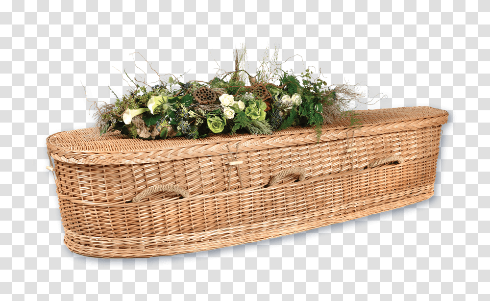 Natural Burial Caskets, Furniture, Plant, Basket, Flower Transparent Png